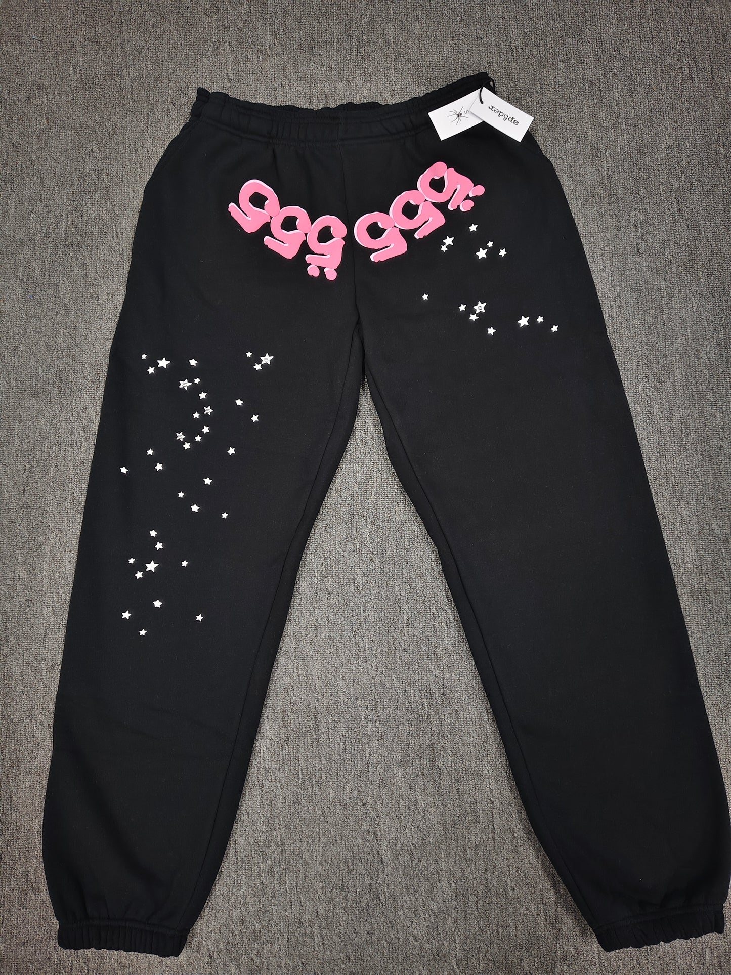 Black And Pink Spider Pants
