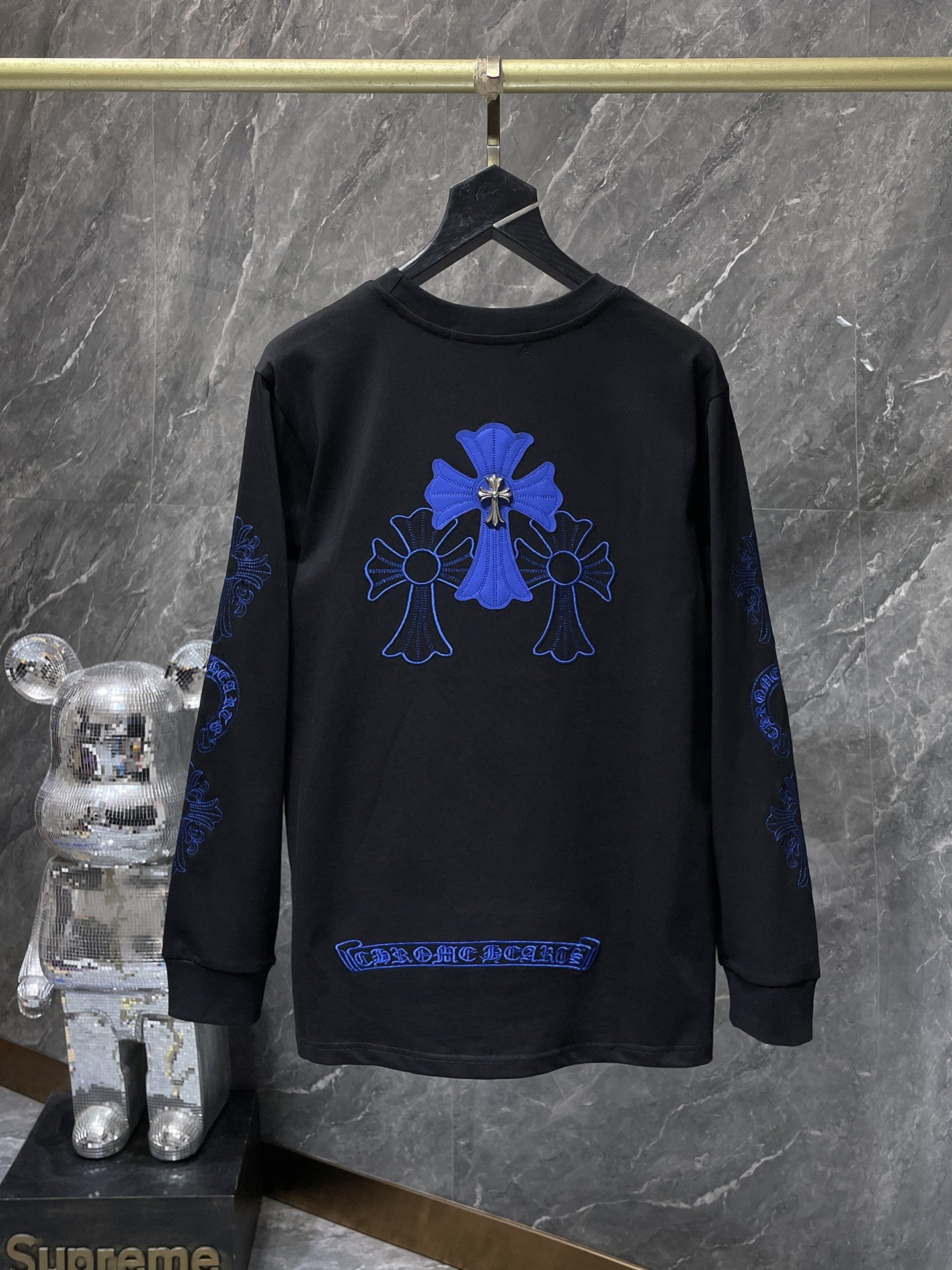 Black Chrome Hearts Long Sleeve