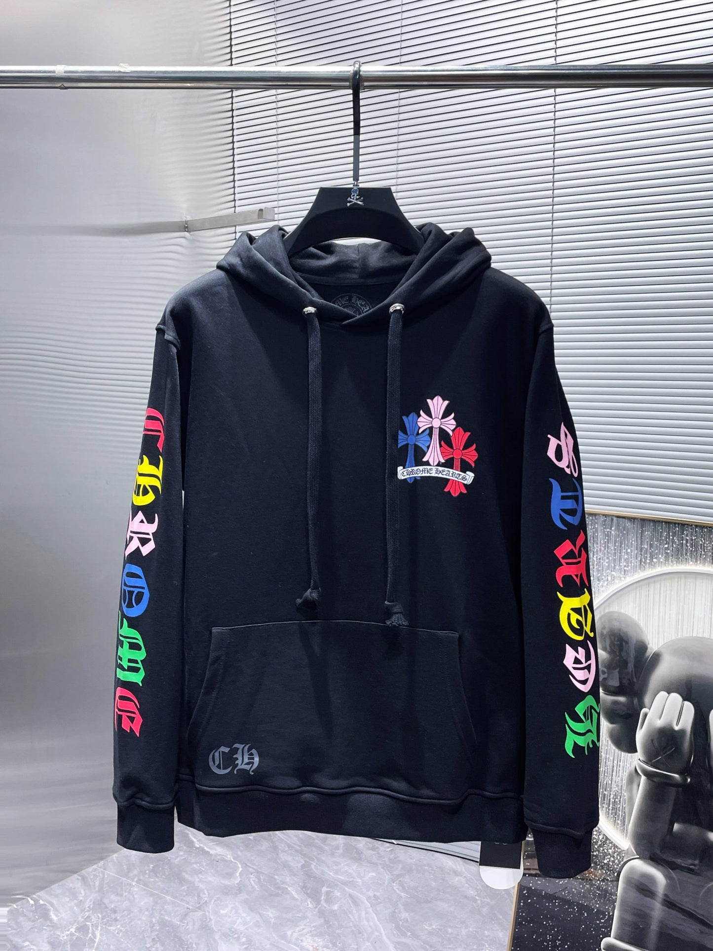 Black Cross Chrome Hearts Hoodie