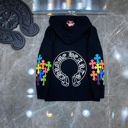 Black Chrome Hearts Hoodie