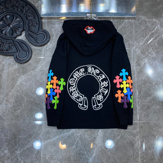 Black Chrome Hearts Hoodie